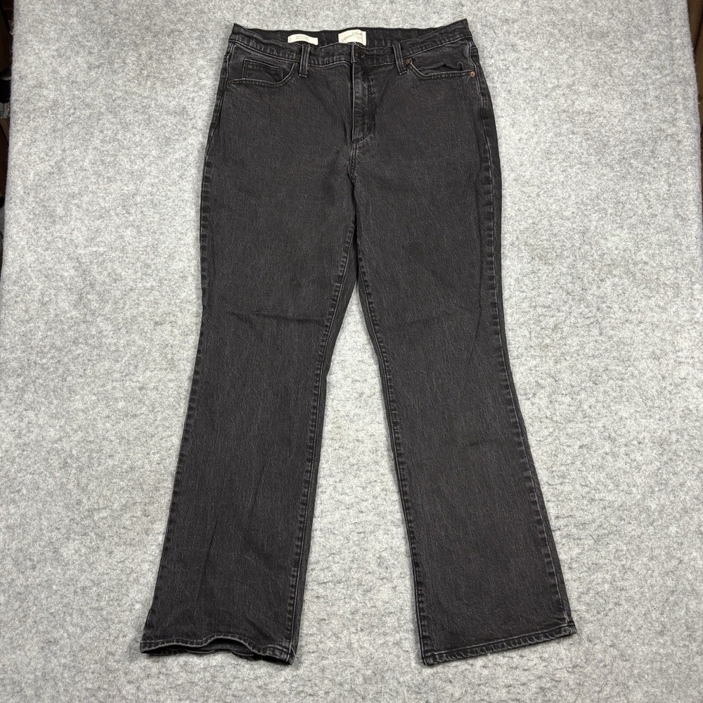 Universal‎ High Rise Bootcut Jeans Womens 18/34R Black Denim